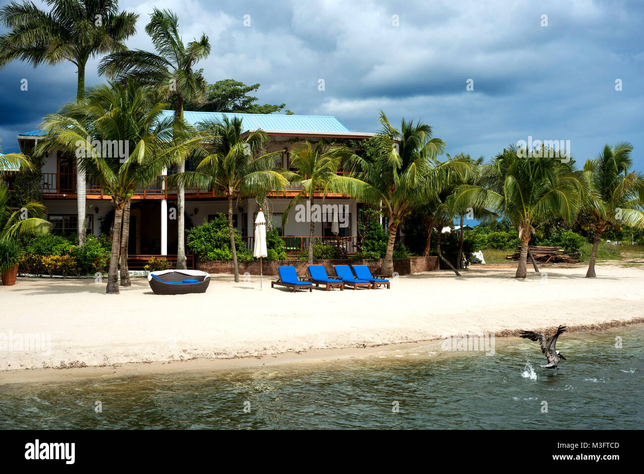 Chabil Mar beach front hotel Belize City Belize Mittelamerika Stockfoto