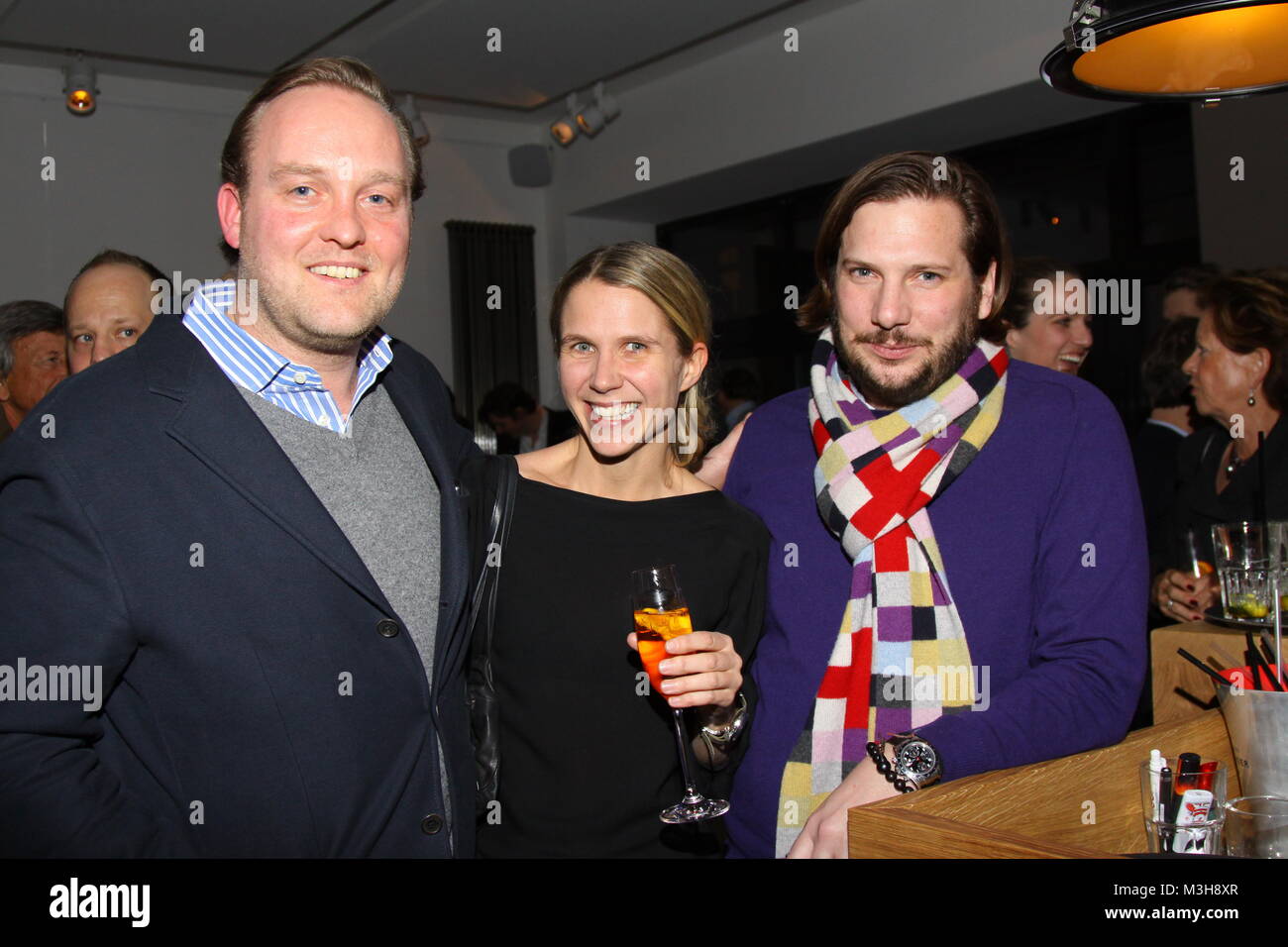 Felix Bau, Anabel Höchst und Alexander Garbe Opening Party des' BAU