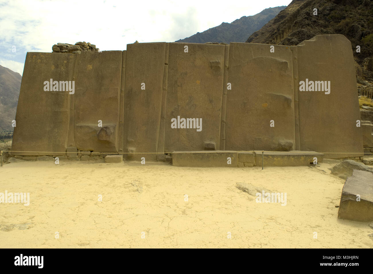 Ollantaytambo Peru Stockfoto