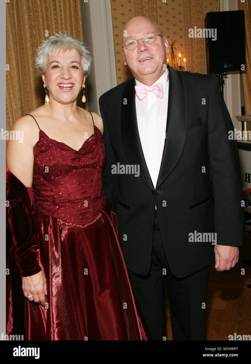 Gerda Rose-Guddusch und Wolfgang Rose am 58. Hamburger Presseball im Atlantik Hotel am 20.01.2007 Stockfoto