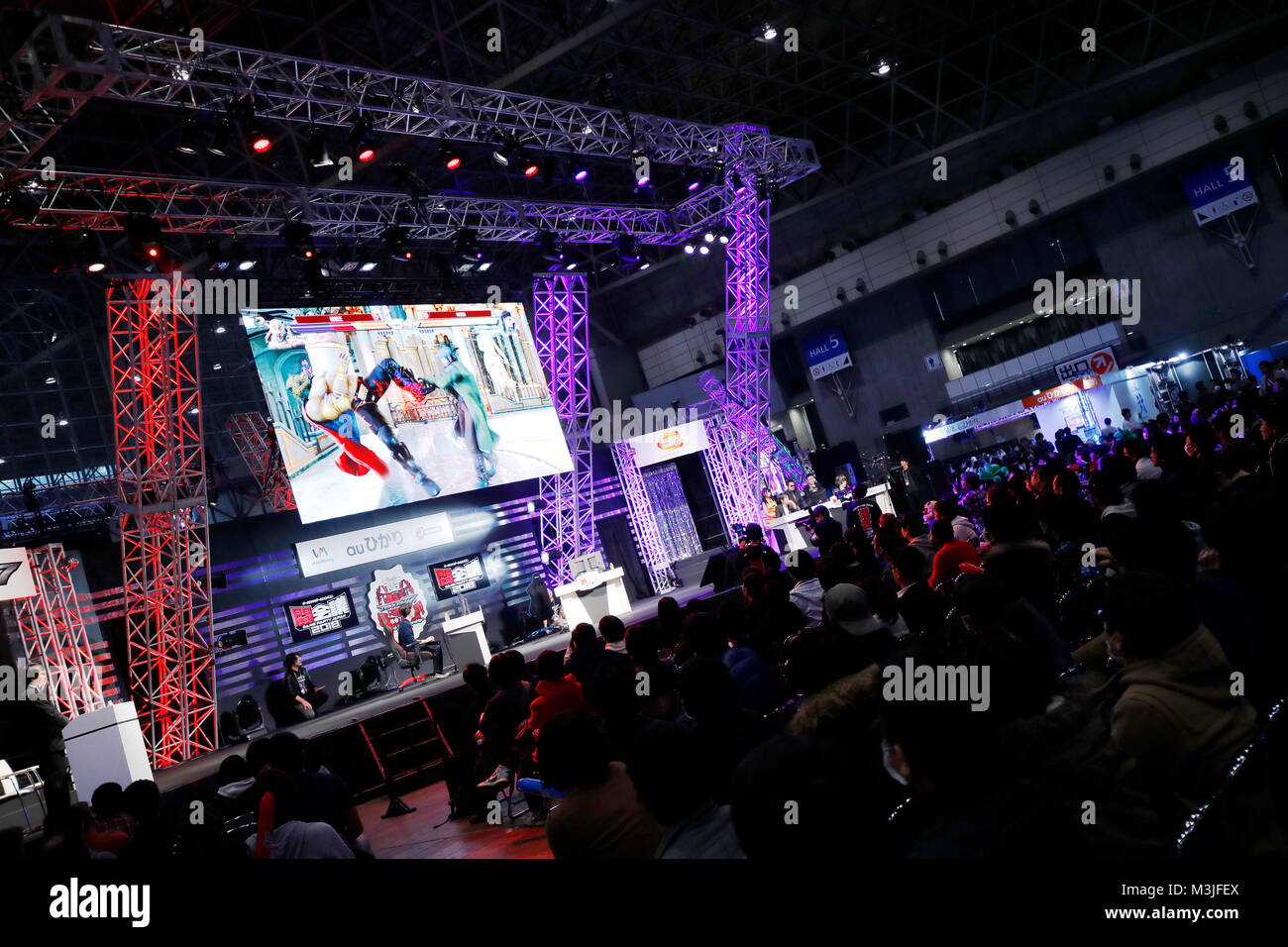 Chiba, Japan. 11 Feb, 2018. Allgemeine Ansicht e-Sport: Toukaigi Game Party Japan 2018 in Makuhari Messe in Chiba, Japan. Quelle: LBA SPORT/Alamy leben Nachrichten Stockfoto