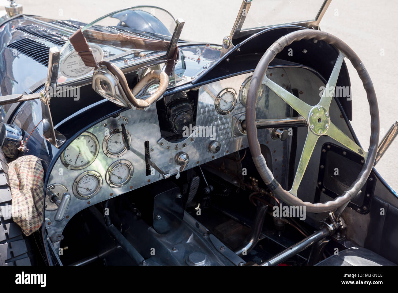 Eine klassische 1927 Bugatti T37 ein Sportwagen. Stockfoto