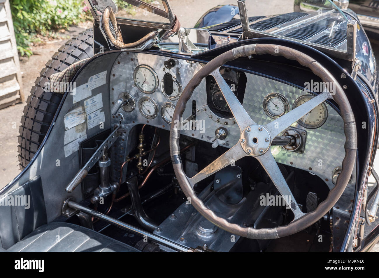 Eine klassische 1927 Bugatti T37 ein Sportwagen. Stockfoto