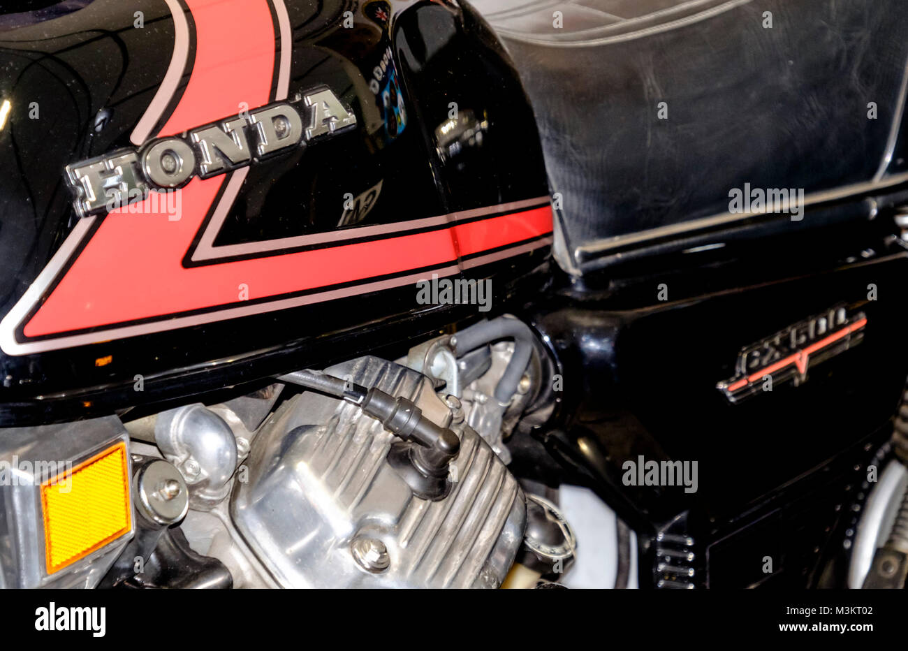 Motorräder an der 38th Carol Nash Bristol Classic Bike Show Honda CX500 Stockfoto