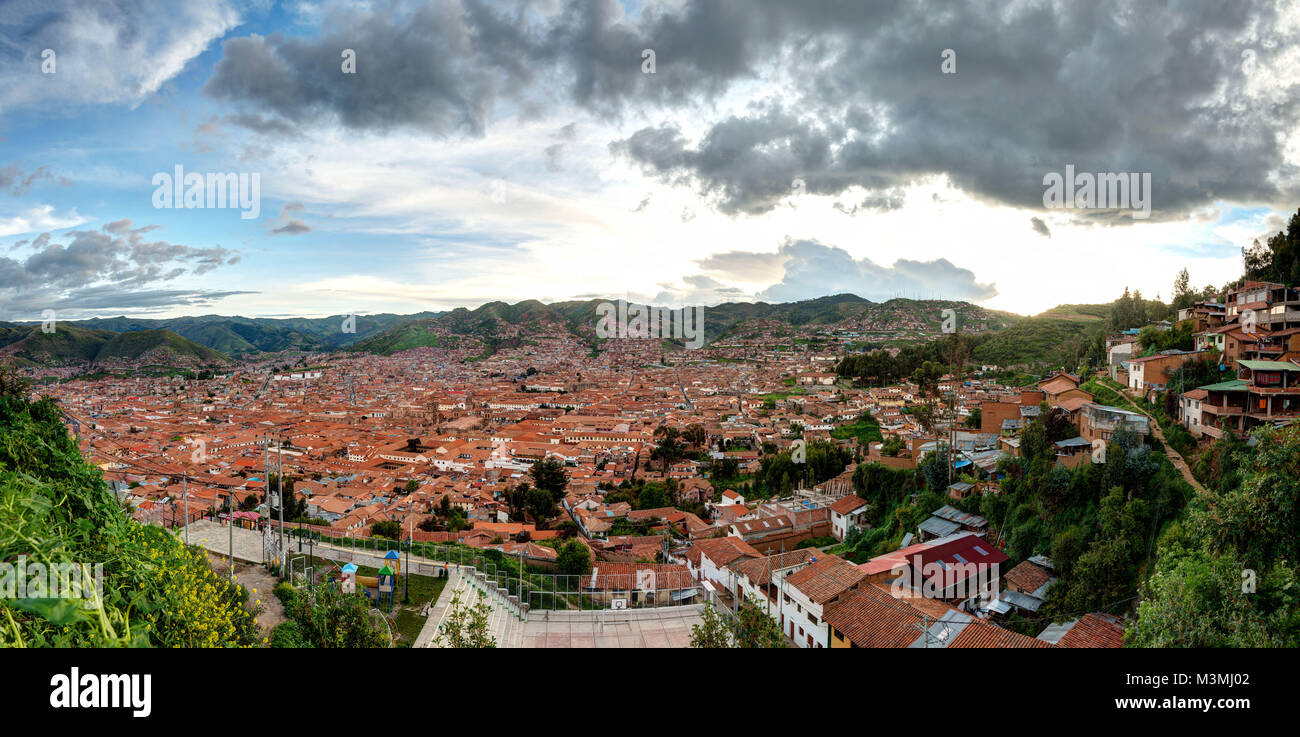 Cuzco Peru Parque San Marcos im Jahr 2015 getroffen Stockfoto