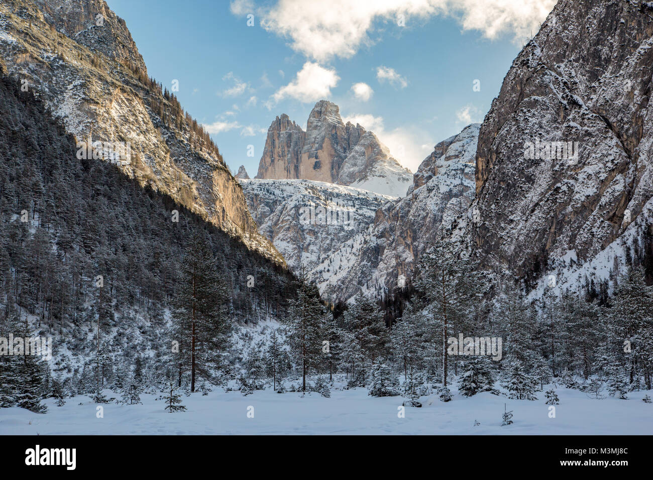 Die Drei Zinnen, Dolomiten, Alpen, Italien Stockfoto