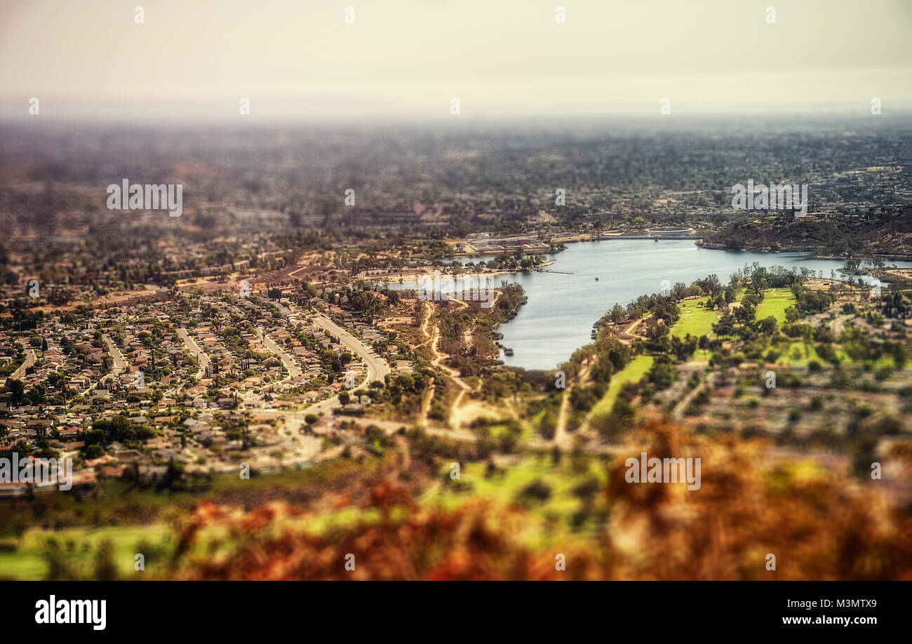 Lake Murray San Diego im Jahr 2015 getroffen Stockfoto