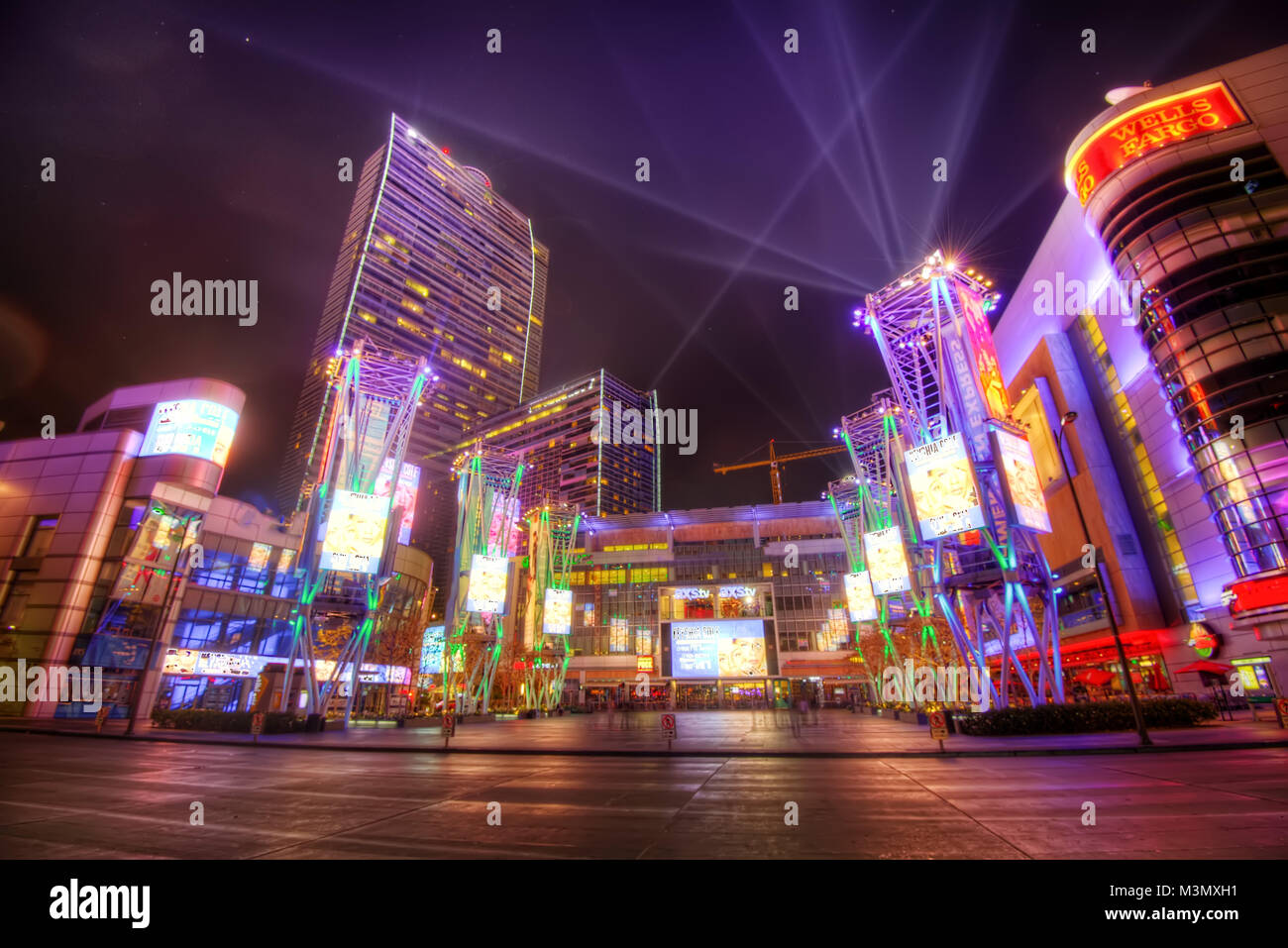 Los Angeles, USA - 20. Januar 2013: Microsoft Square im Jahr 2015 getroffen Stockfoto
