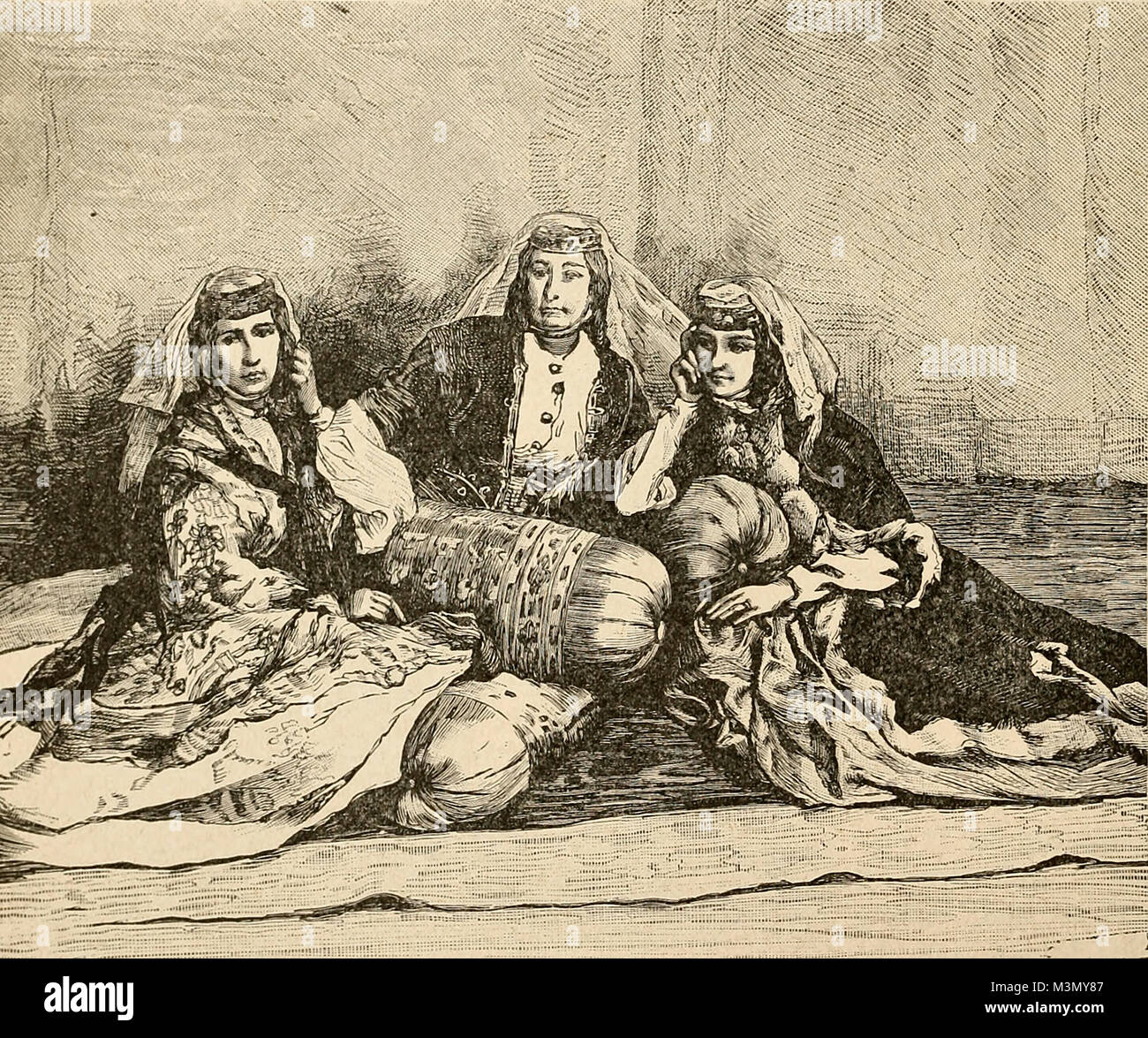 Kaukasischen Arten - georgischer Frauen Stockfoto