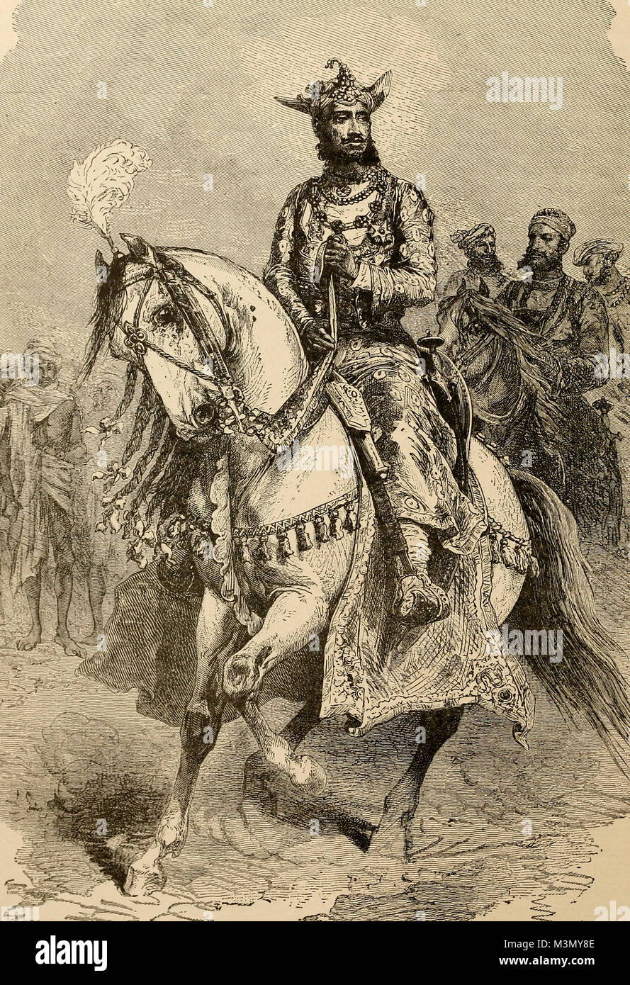 Der Maharadscha von Gwalior - indische Prinz Typ Stockfoto