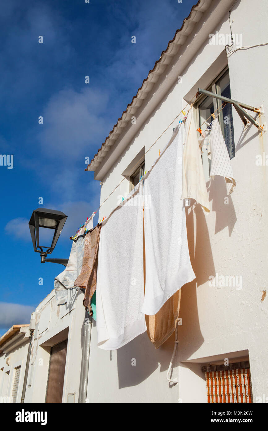Bild des typischen Haus im Süden Portugals. Stockfoto