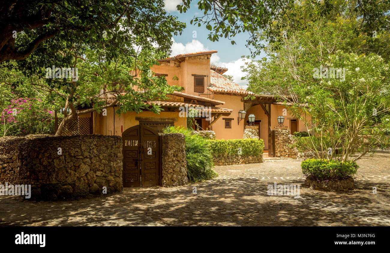 Altos de Chavon Dorf, La Romana in der Dominikanischen Republik Stockfoto