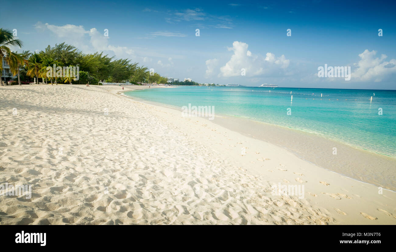 Sieben Meilen Bean auf Grand Cayman Island Stockfoto