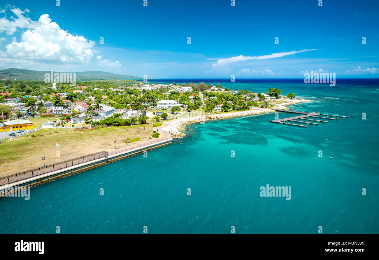 Hafen von Falmouth in Jamaika Stockfoto