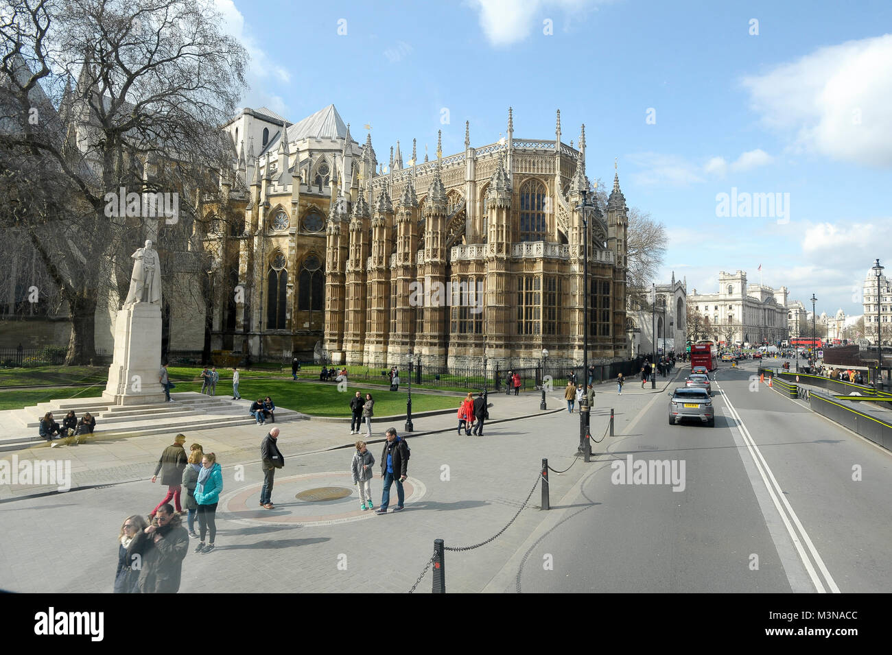 Westminster Abbey mit Henry VII Marienkapelle, die von der UNESCO zum Weltkulturerbe in London, England, Vereinigtes Königreich. Am 5. April 2015 © wojciech Strozyk/A Stockfoto