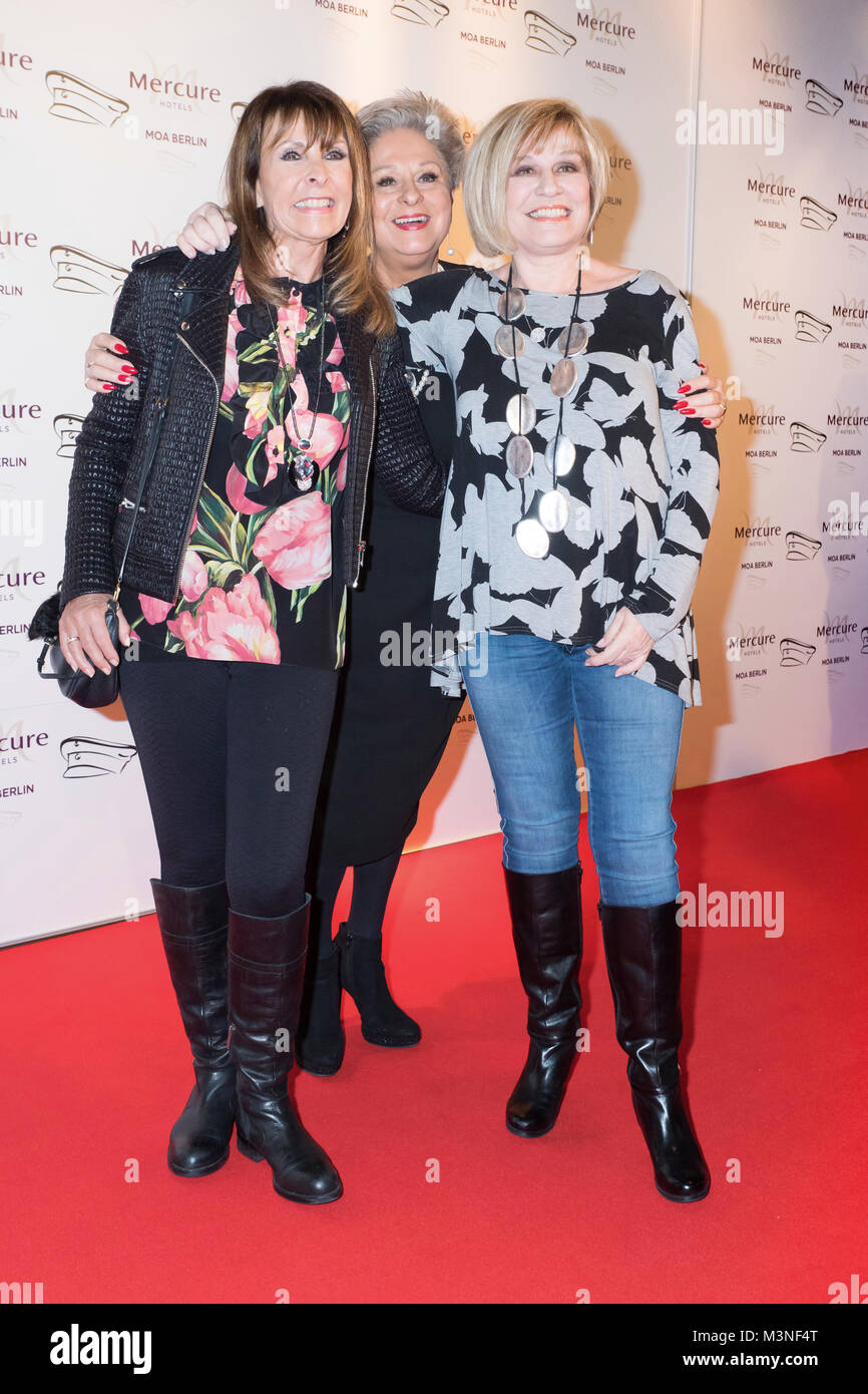 Ireen Sheer, Dagmar Frederic und Mary Roos beim 6. smago! Auszeichnungen 2017 im Berliner Mercure Hotel MOA Stockfoto