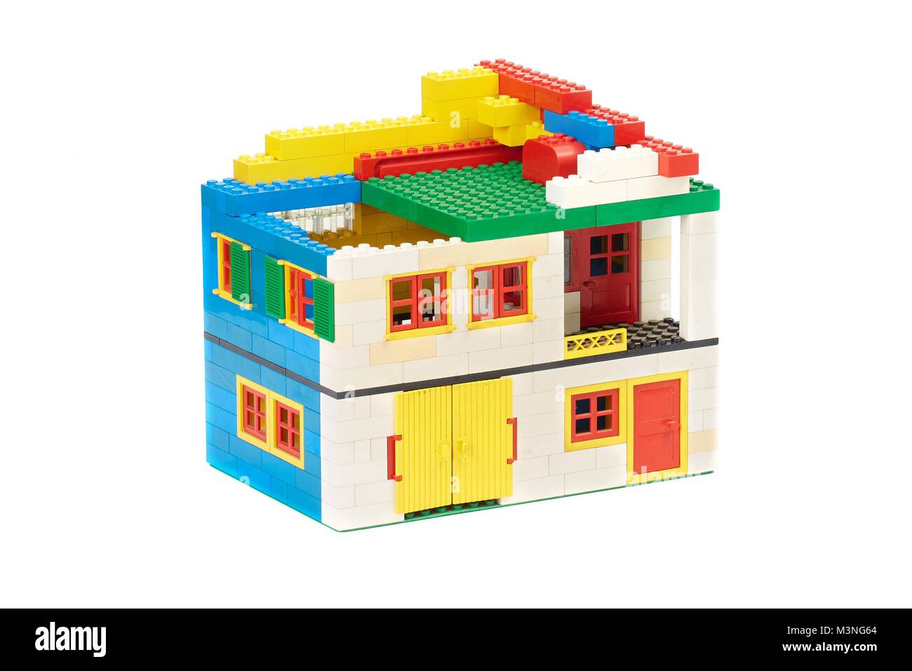 Lego Brick House Stockfoto