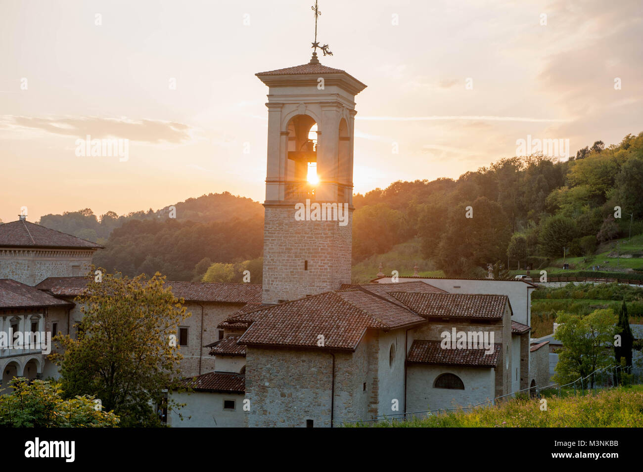 Kloster von astiny in der Nähe von Bergamo Stockfoto