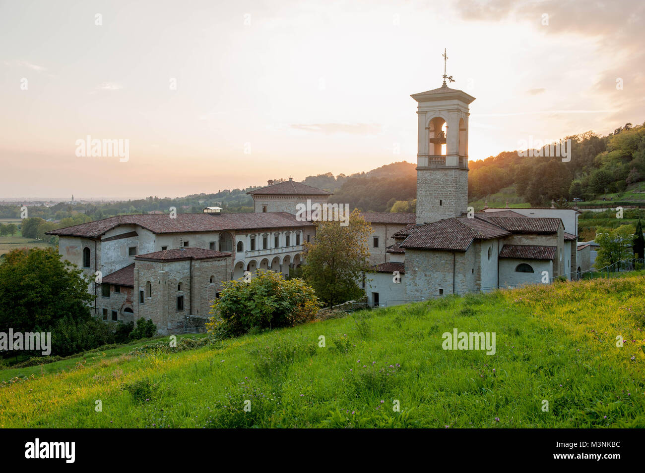 Kloster von astiny in der Nähe von Bergamo Stockfoto
