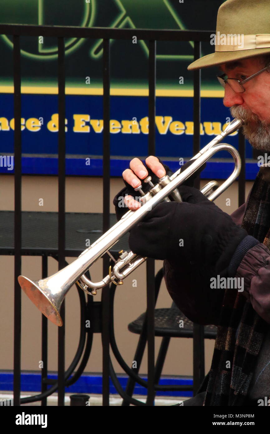 Straßenmusiker Stockfoto