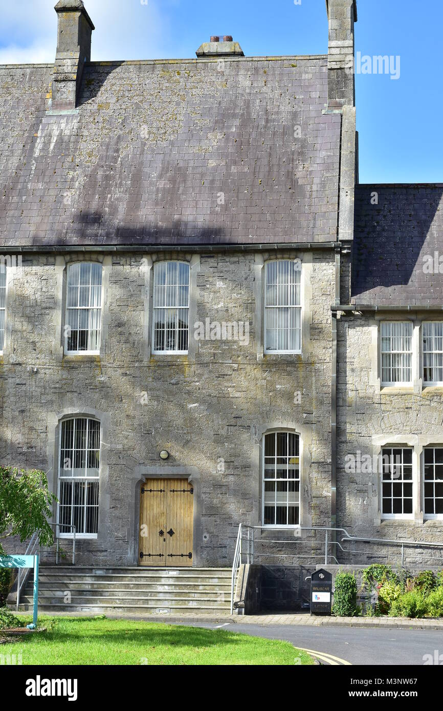 Historische Gebäude aus Stein von Columba Zentrum der Universität in der Stadt von Maynooth Maynooth in Irland. Stockfoto