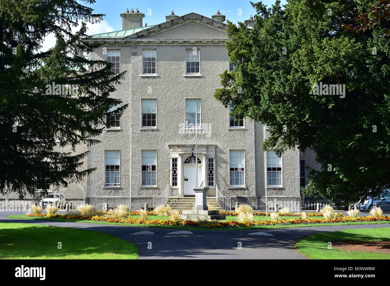 Verwaltungsgebäude aus Gründen der St Patrick's College in der Universität Stadt Maynooth in Irland. Stockfoto