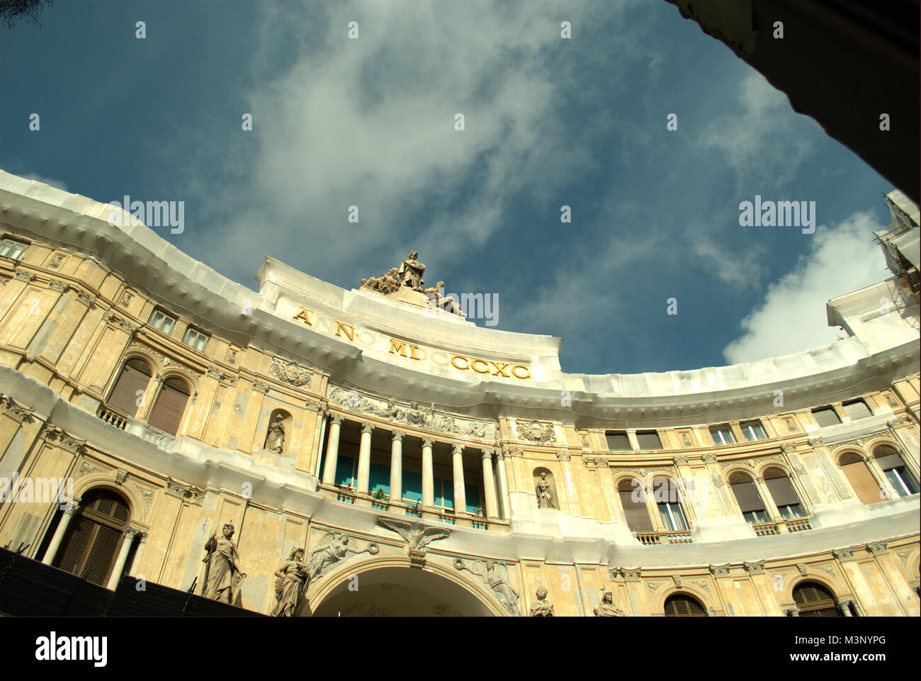 Klassische Architektur, Neapel, Italien Stockfoto