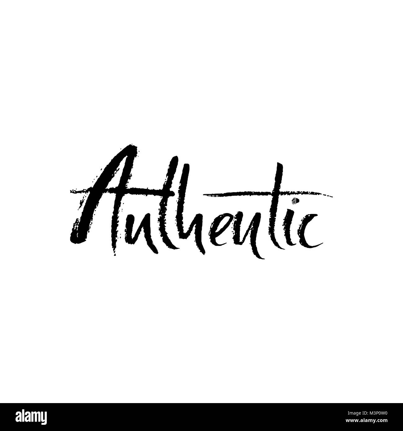 Verbindlich ist. Hand trockenen Pinsel Schriftzug gezogen. Tinte Abbildung. Moderne Kalligraphie Phrase. Vector Illustration. Stock Vektor