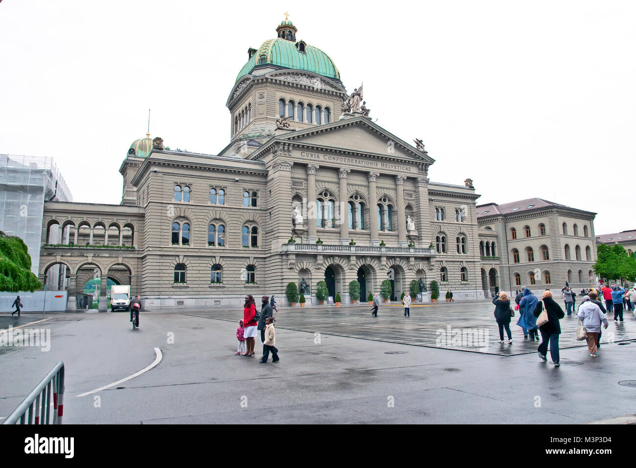 Bundeshaus der Schweiz, Bern, Schweiz, Europa. Stockfoto