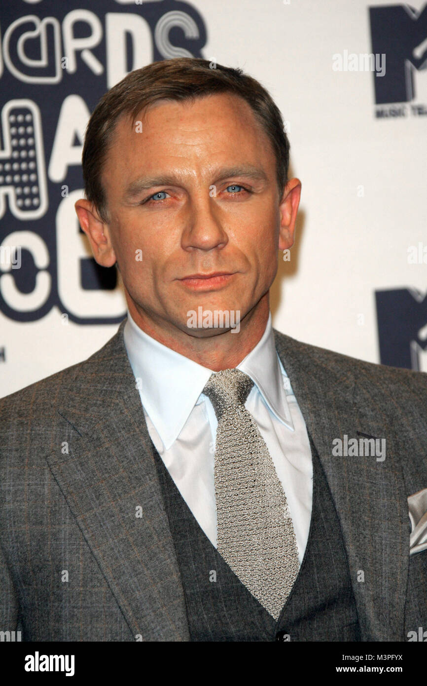 Kopenhagen, Dänemark. Nov, 2006 02. Die neue britische "James Bond" Daniel Craig, Posen auf dem roten Teppich im Bella Center während der MTV Europe Music Awards 2006 in Kopenhagen, Dänemark, 02. November 2006. Credit: Hubert Boesl | Verwendung weltweit/dpa/Alamy leben Nachrichten Stockfoto