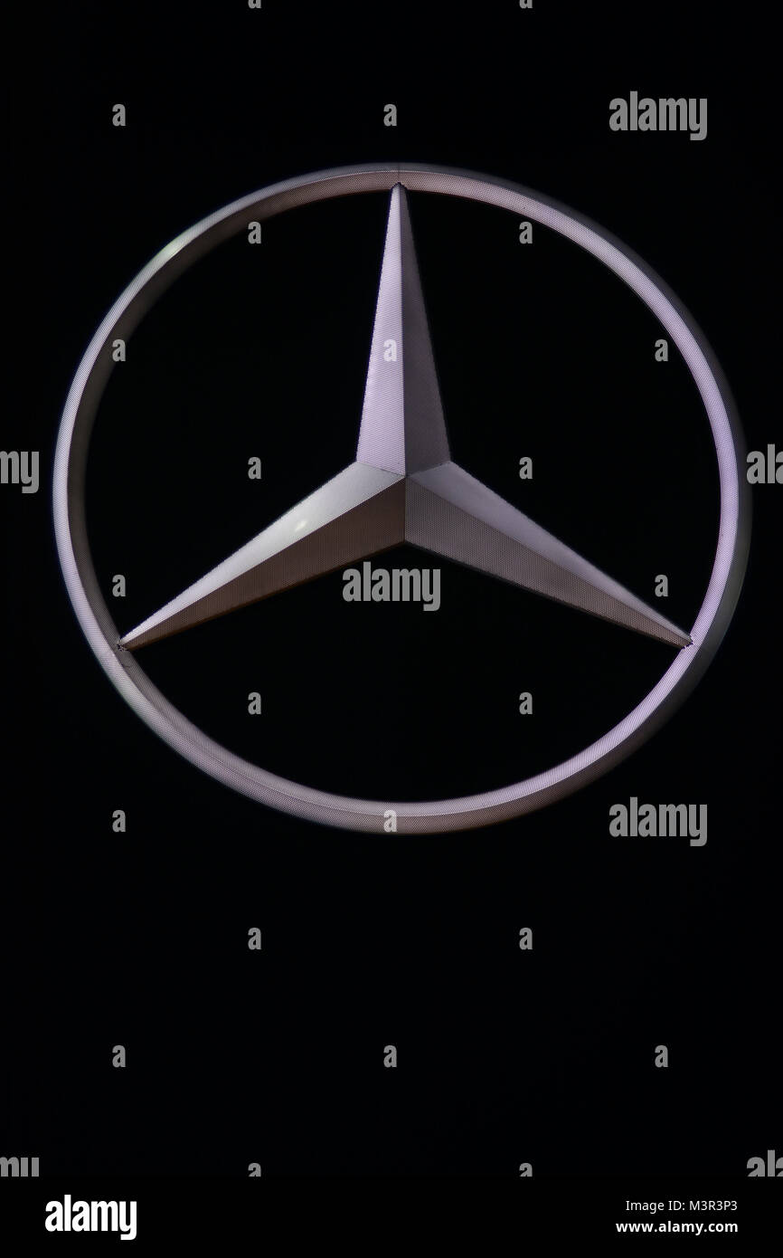 Mercedes logo Stockfoto