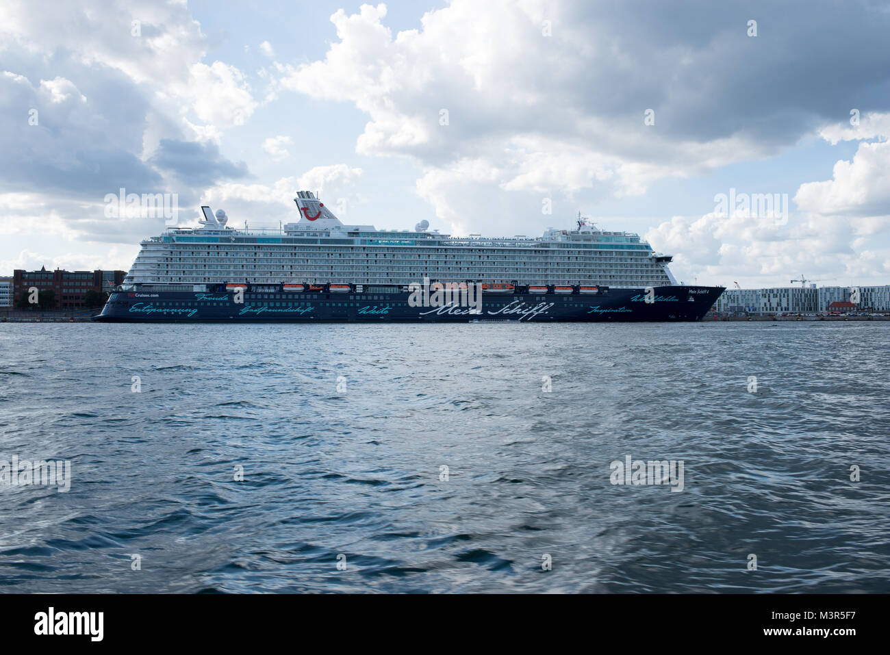 Mein Schiff 4 Schiff In Den Hafen Von Kopenhagen In Dänemark