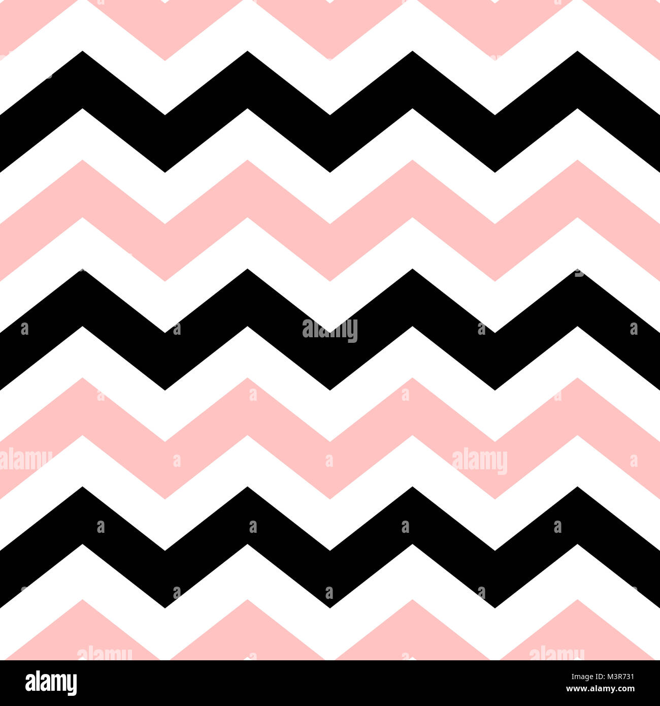 Chevron Nahtlose Muster Schwarz Und Rosa Linien Auf Weissem Hintergrund Stockfotografie Alamy