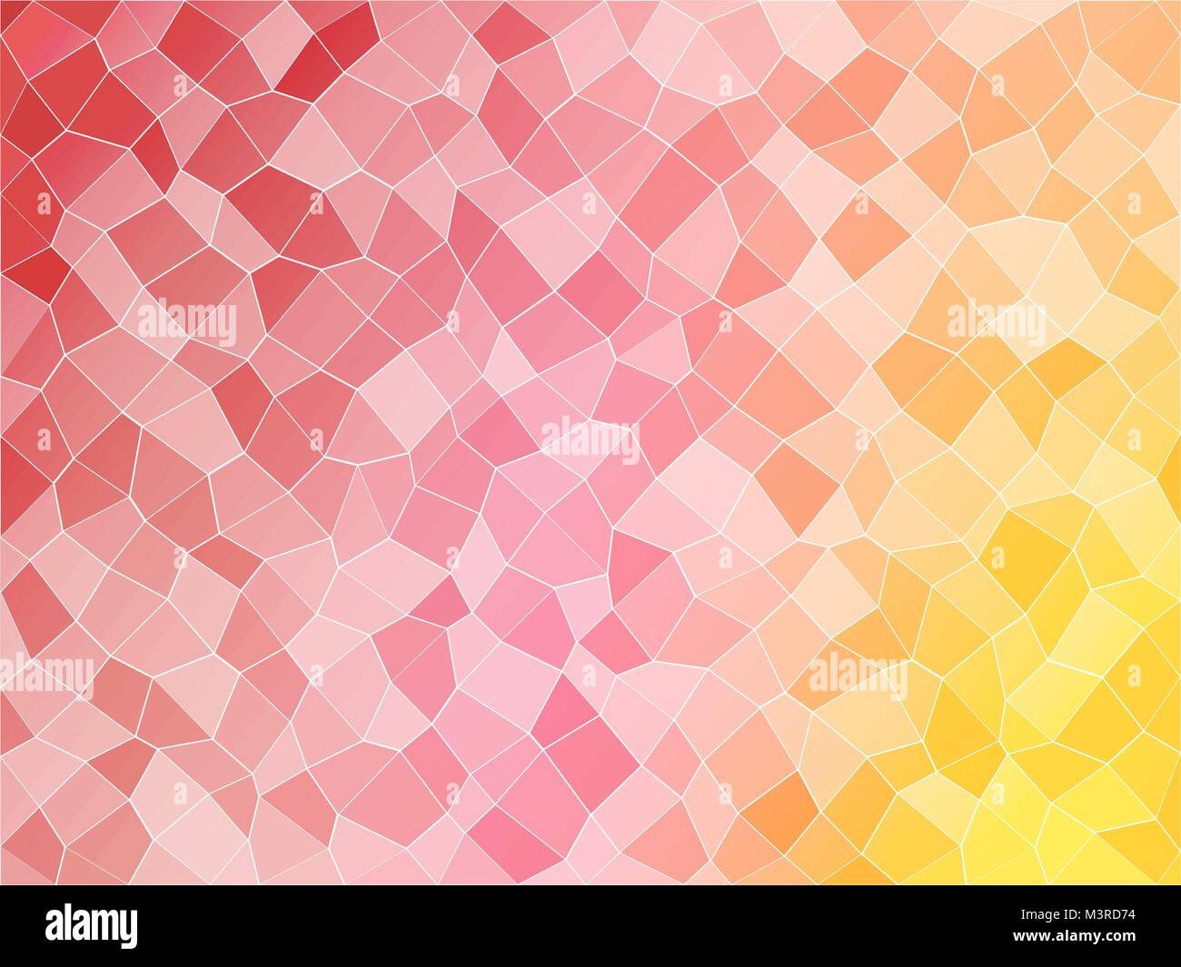 Abstrakte orange rot Mosaik Fliese Textur Stock Vektor