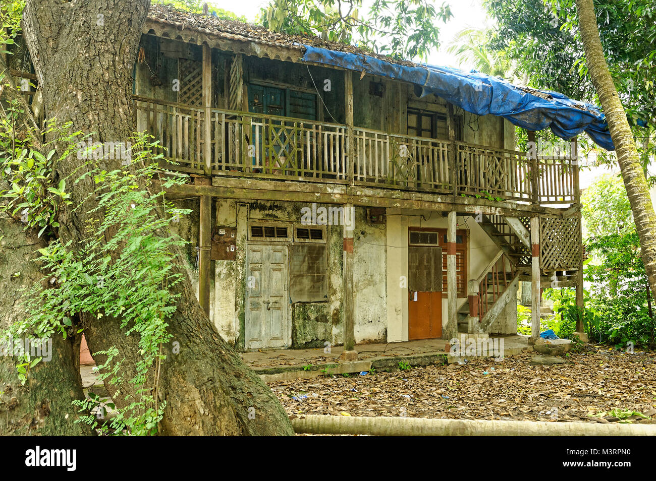 Verlassene alte Haus an alibag, raigad, Maharashtra, Indien, Asien Stockfoto