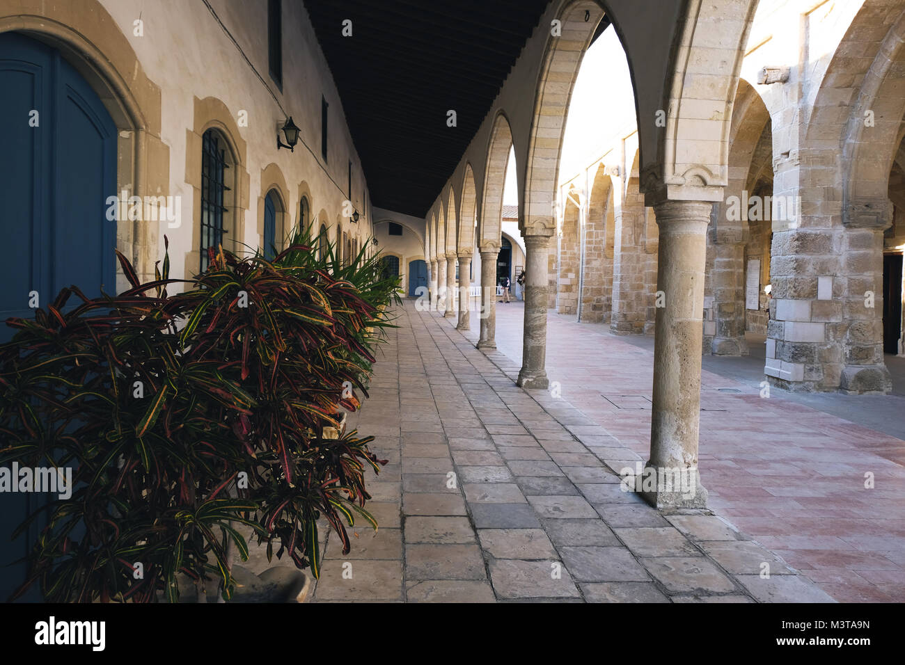 Bögen von St. Lazarus Kirche in Larnaca, Zypern. Stockfoto