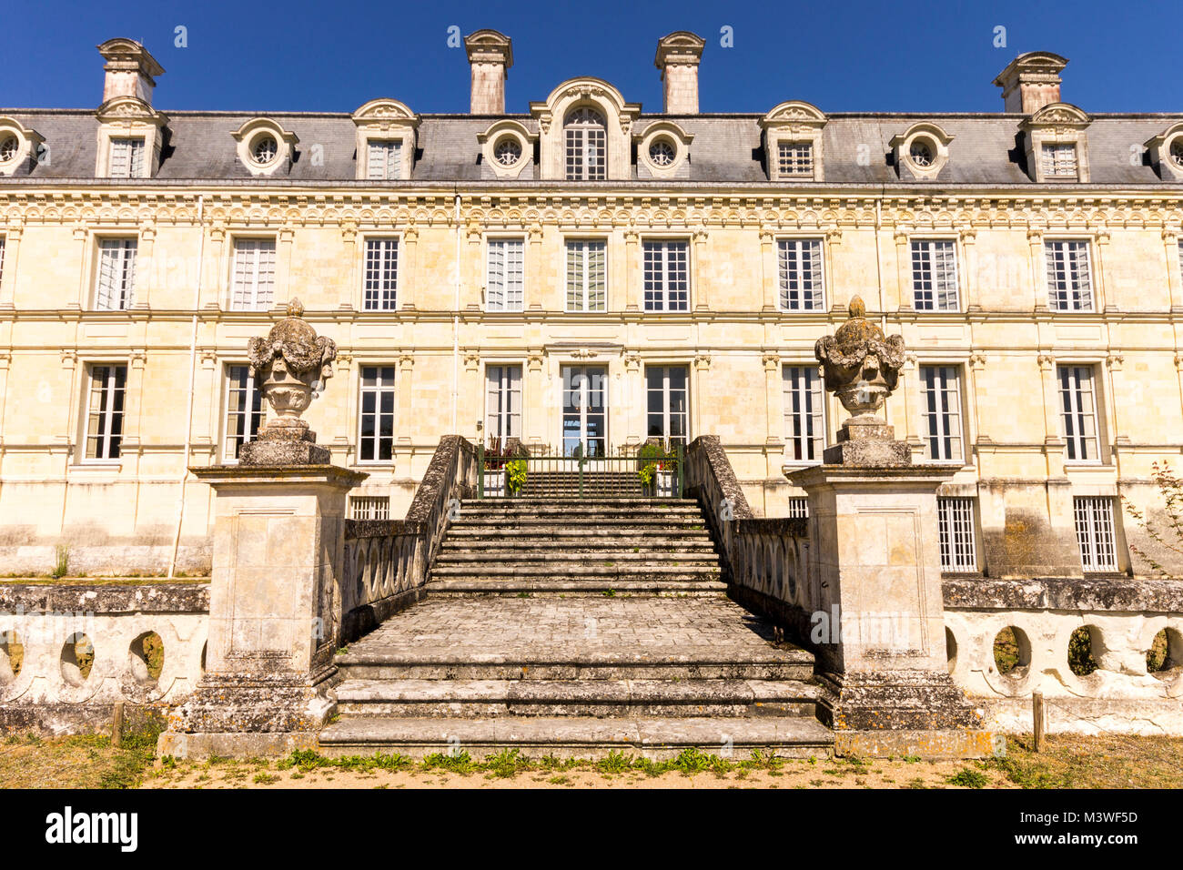 Das Château de Valençay, eine Residenz des d'Estampes und Talleyrand-Périgord Familien in der Ortschaft Valençay, Departement Indre, Frankreich Stockfoto