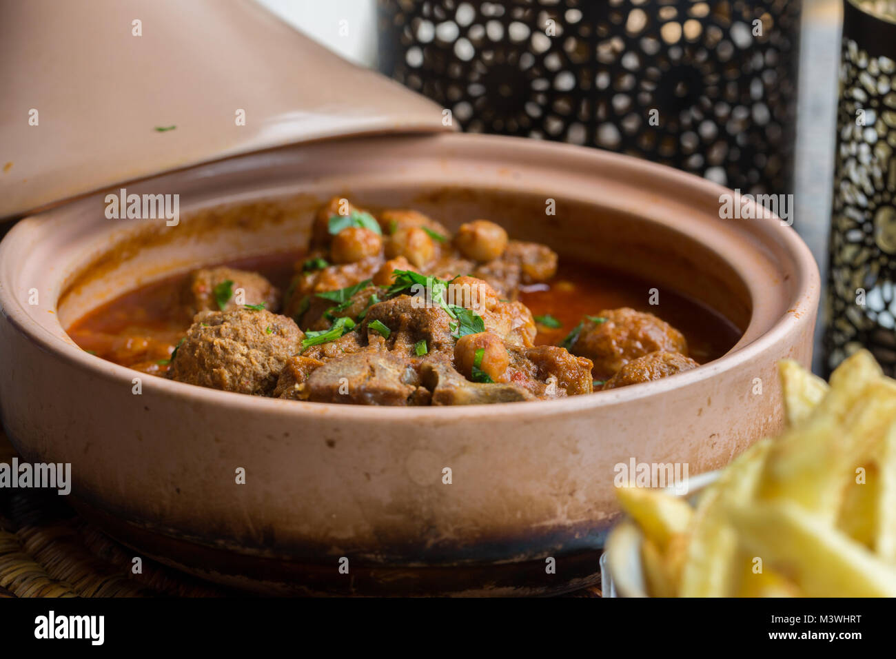 Marokkanische Tajine Stockfoto