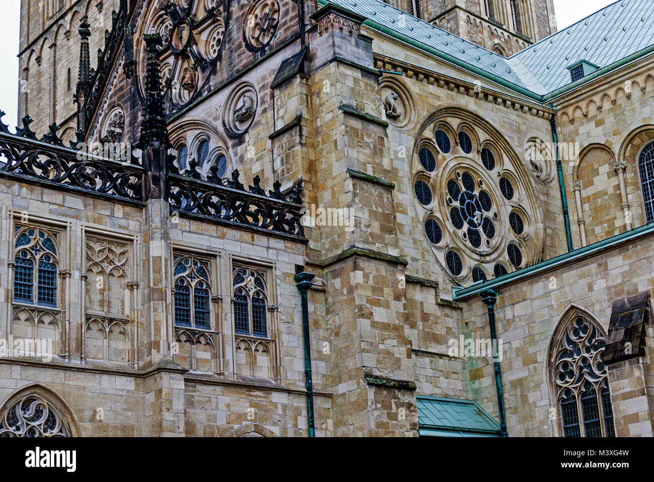 Muenster oder St.-Paulus-Dom (frühes 13. Jahrhundert), Deutschland Stockfoto