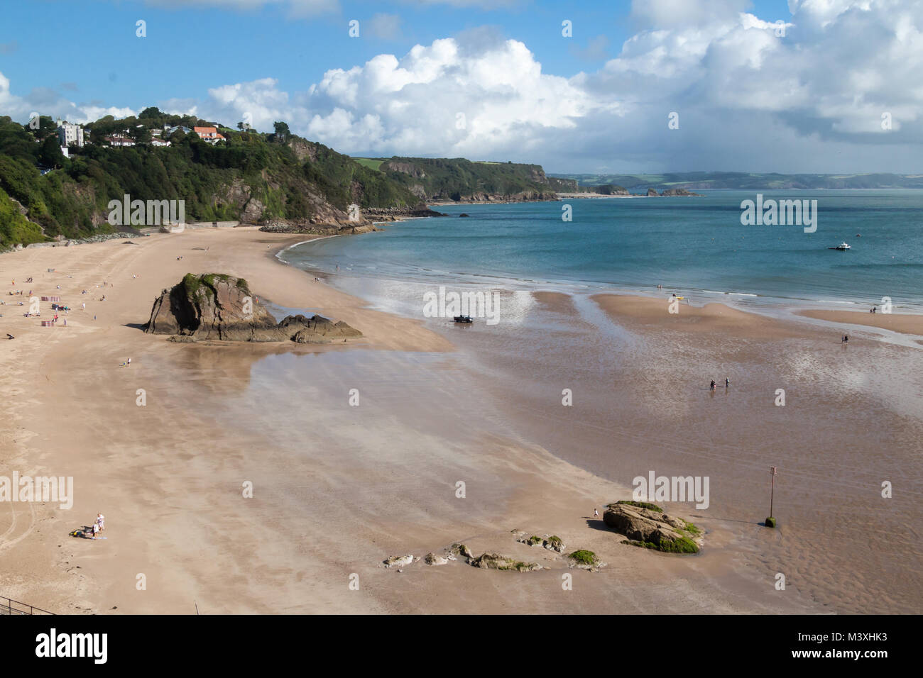 Tenby North Beach Stockfoto