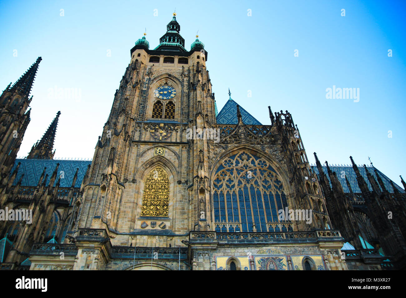 Kathedrale der Prager Burg Stockfoto