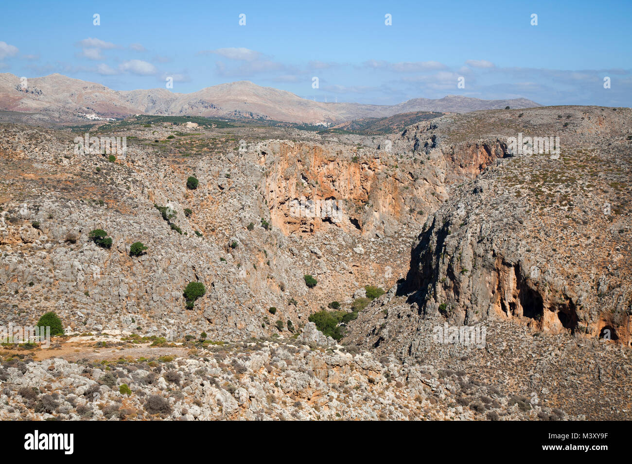 Anzeigen von Zakros Schlucht, Insel Kreta, Griechenland, Europa Stockfoto