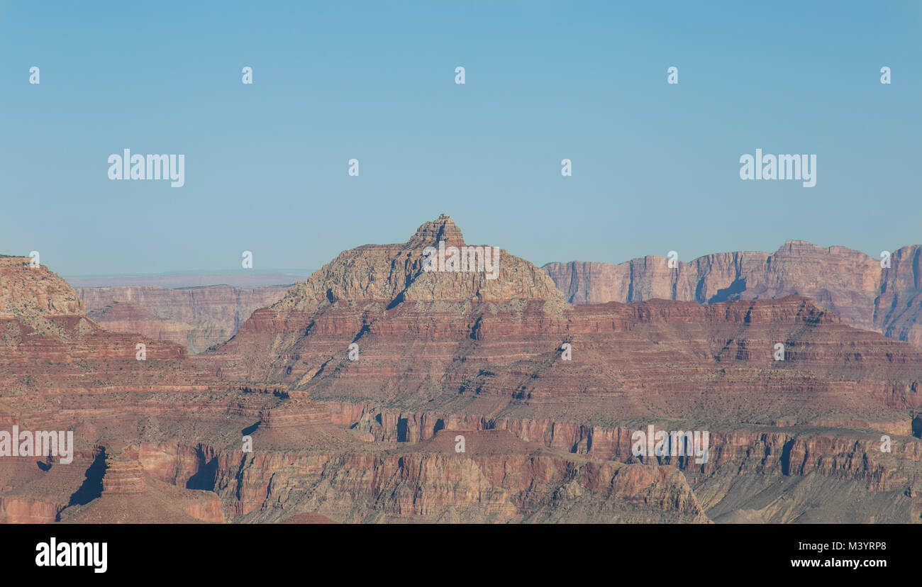 Atemberaubende Aussicht auf den Grand Canyon, Arizona, USA, sonnigen Tag Stockfoto