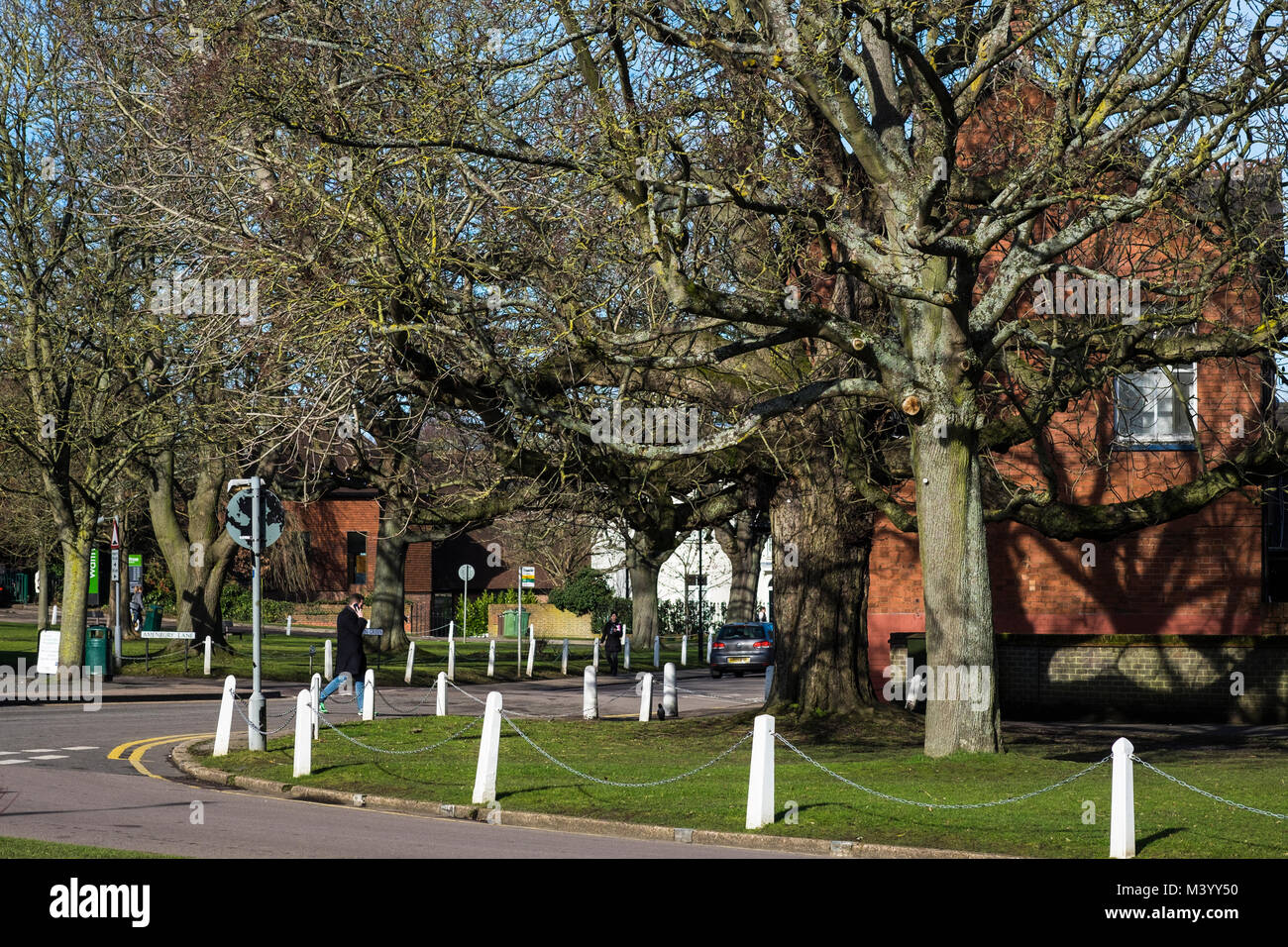 Harpenden ist eine kleine Pendlerstadt in Hertfordshire, England, UK