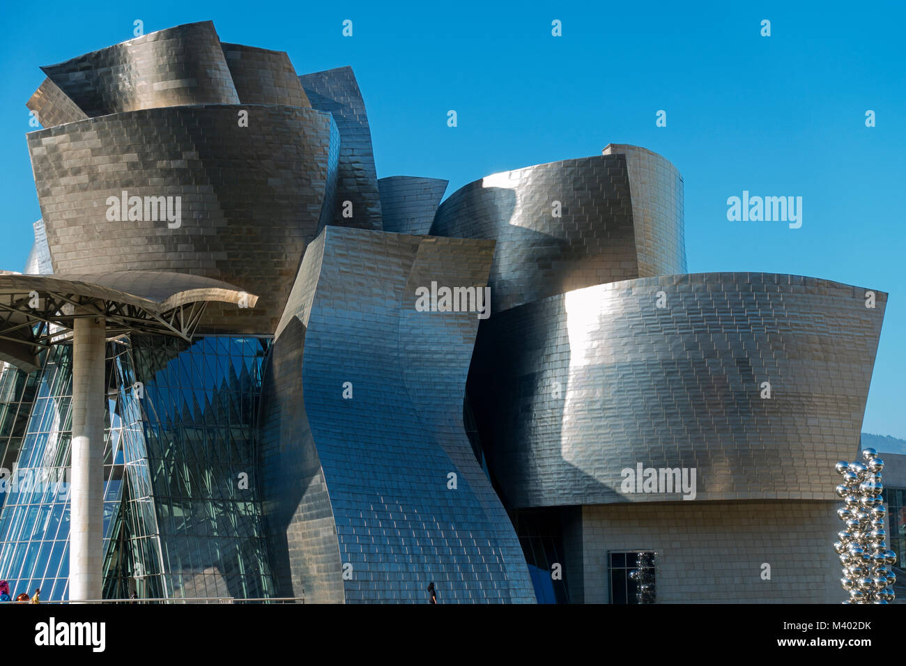 Guggenheim Museum. Architekt: Frank Gerhy. Bilbao Vizcaya. Spanien Stockfoto