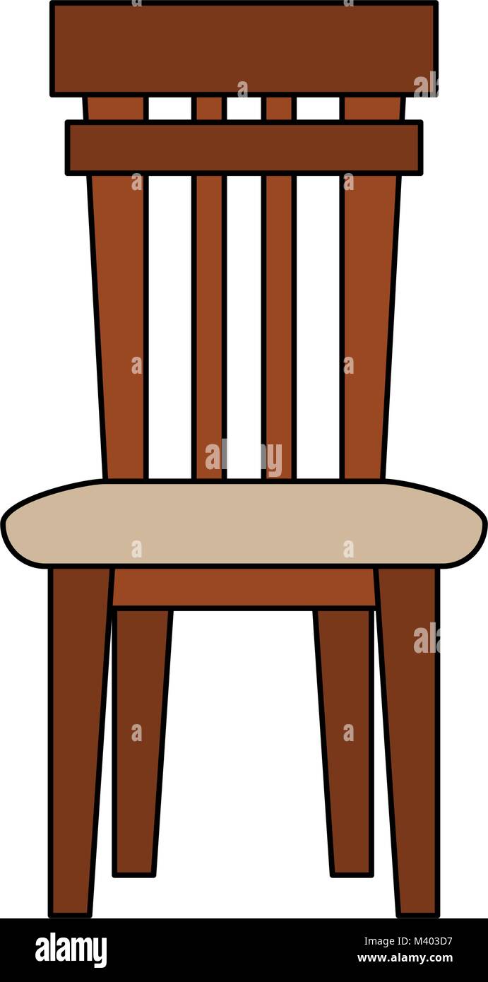 Stuhl Esszimmer Stock Vektorgrafik Alamy