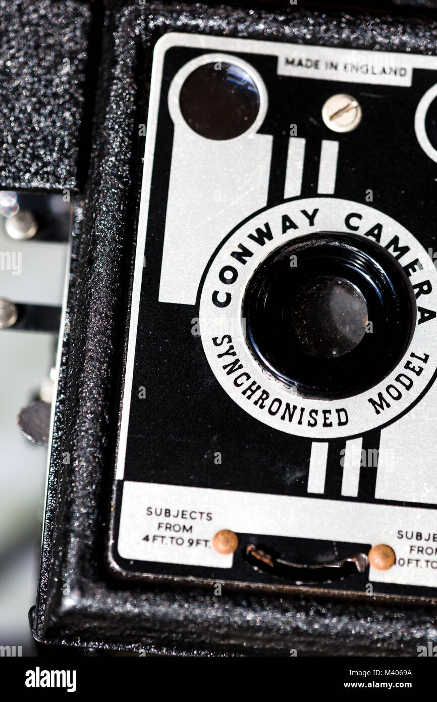 Alte 50er Conway Kamera. Stockfoto