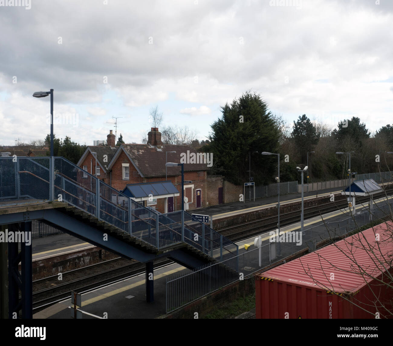 Redbridge Bahnhof, Southampton, Hampshire, England, Großbritannien Stockfoto