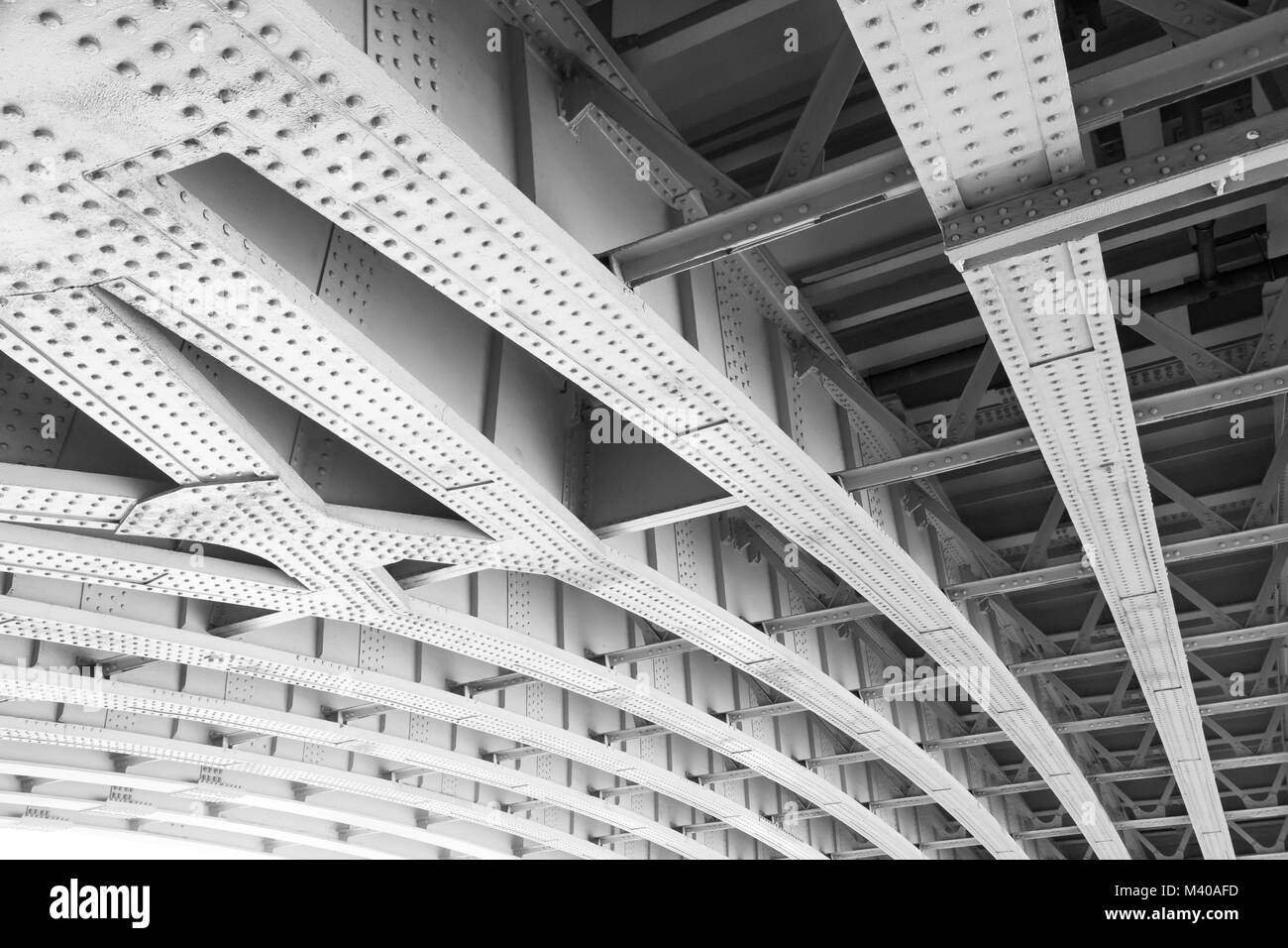 Unter Blackfriars Bridge, London, UK Stockfoto
