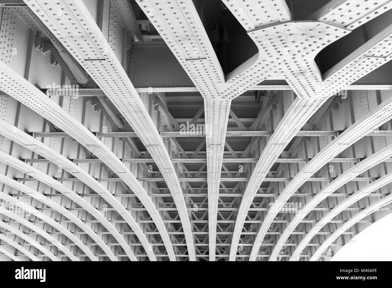 Unter Blackfriars Bridge, London, UK Stockfoto